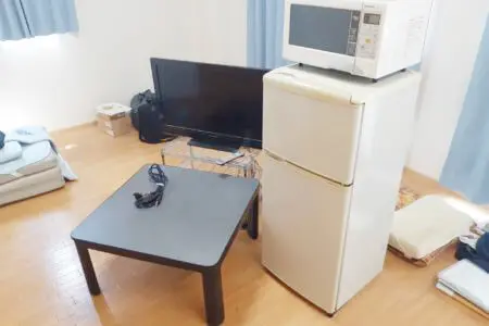 シングルベッドの回収Before