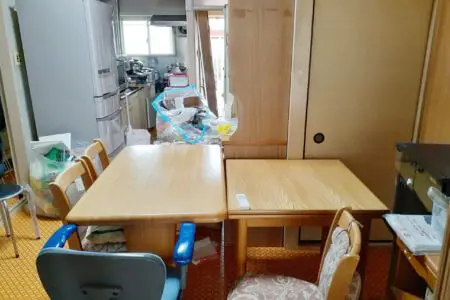 シングルベッドの回収Before