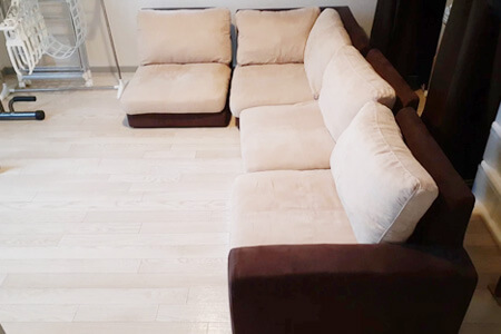 シングルベッドの不用品回収Before