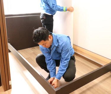 経験豊富なプロの技!住まいを傷つけずに運び出し